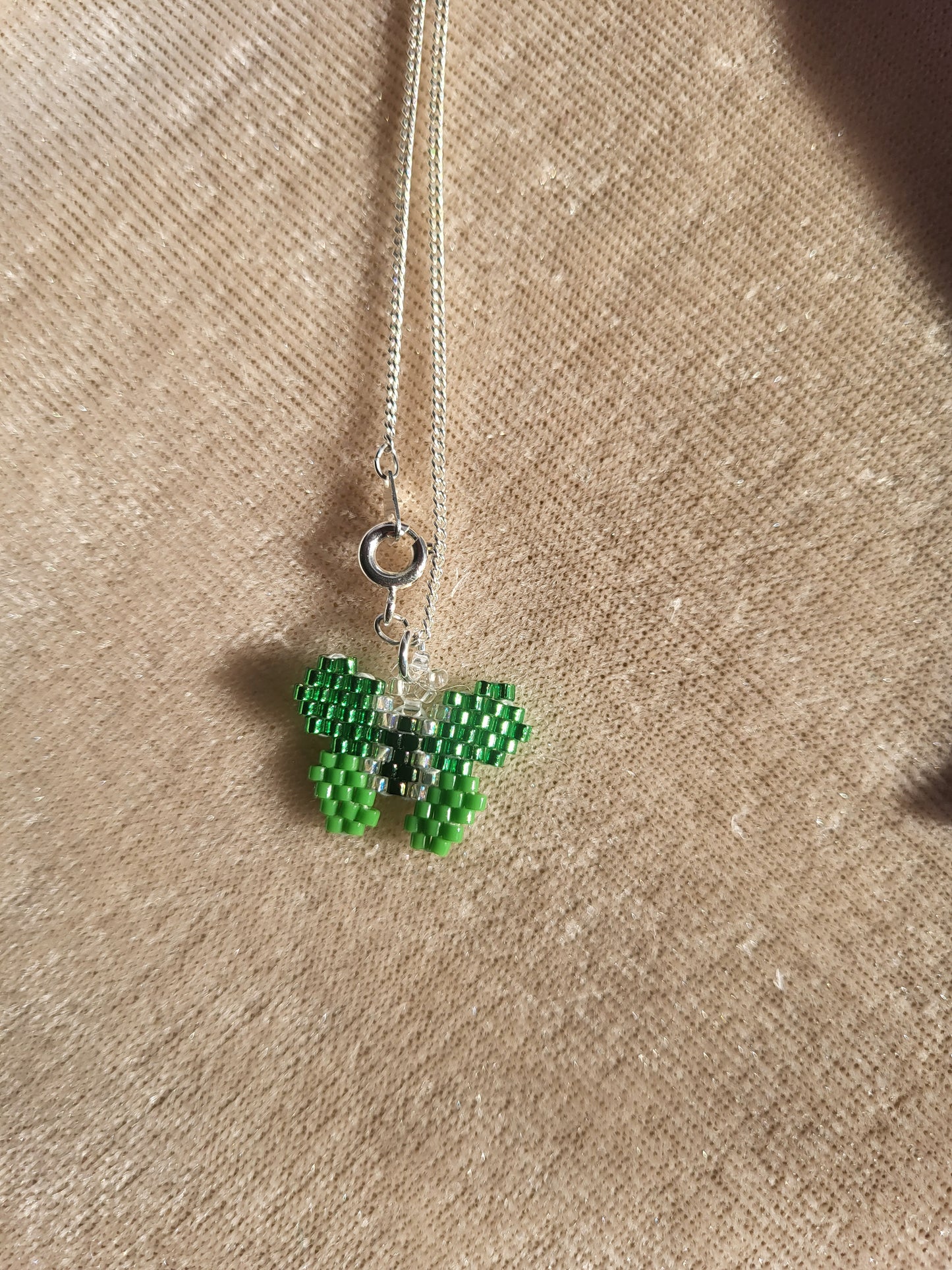 Green Butterfly Necklace