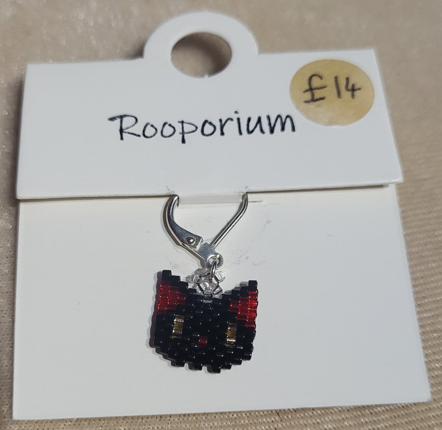 Halloween Cat Stitchmarker