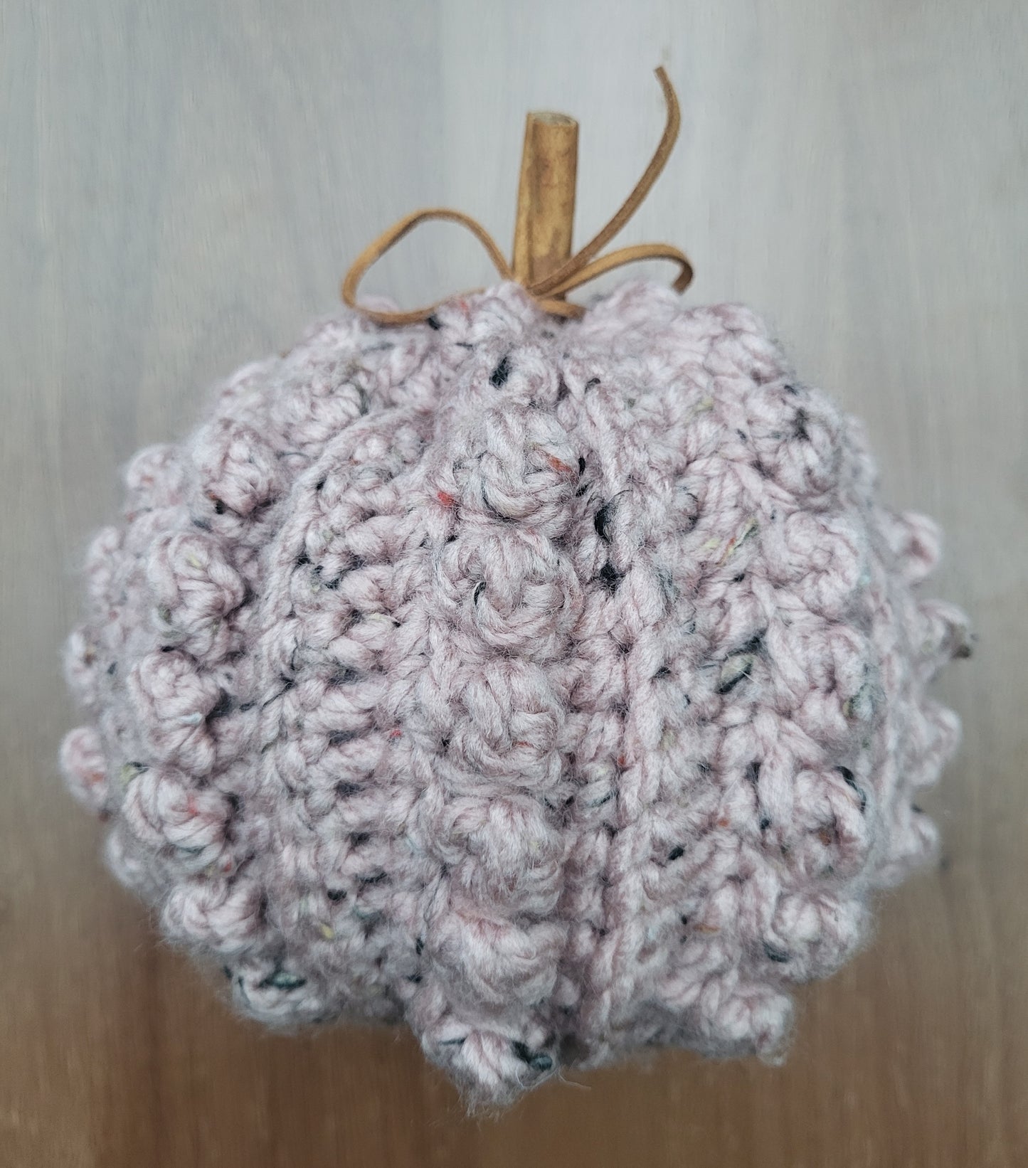 Crochet Large Bobble Pumpkin