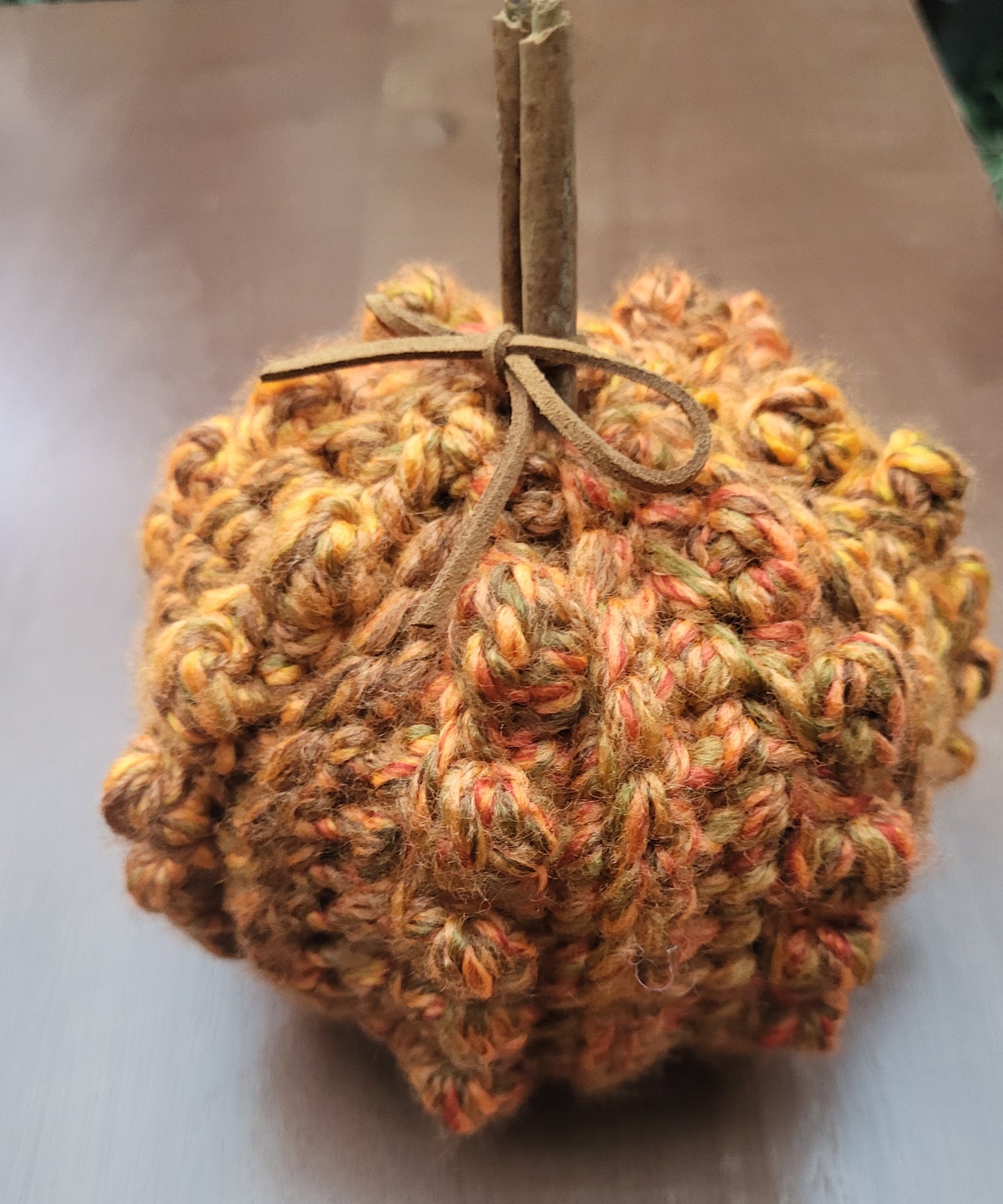 Crochet Medium Bobble Pumpkin