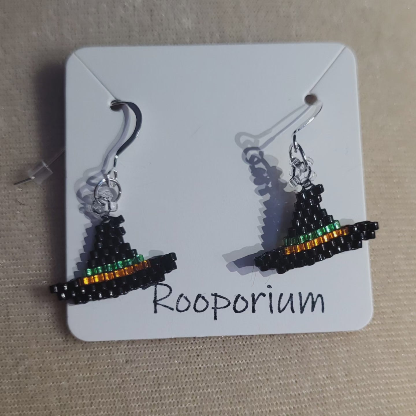 Halloween Witches Hat Earrings