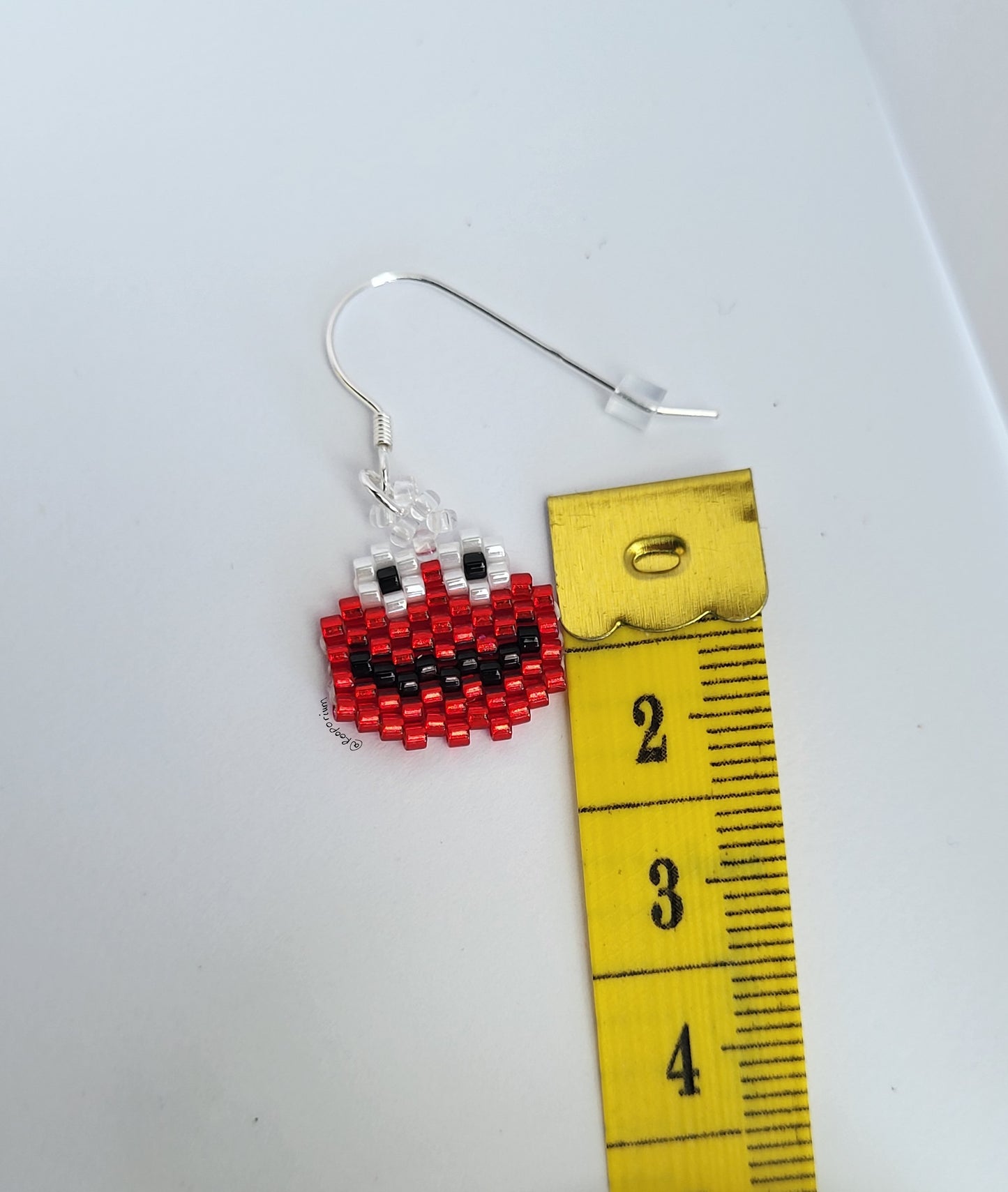 Red Monster Earrings