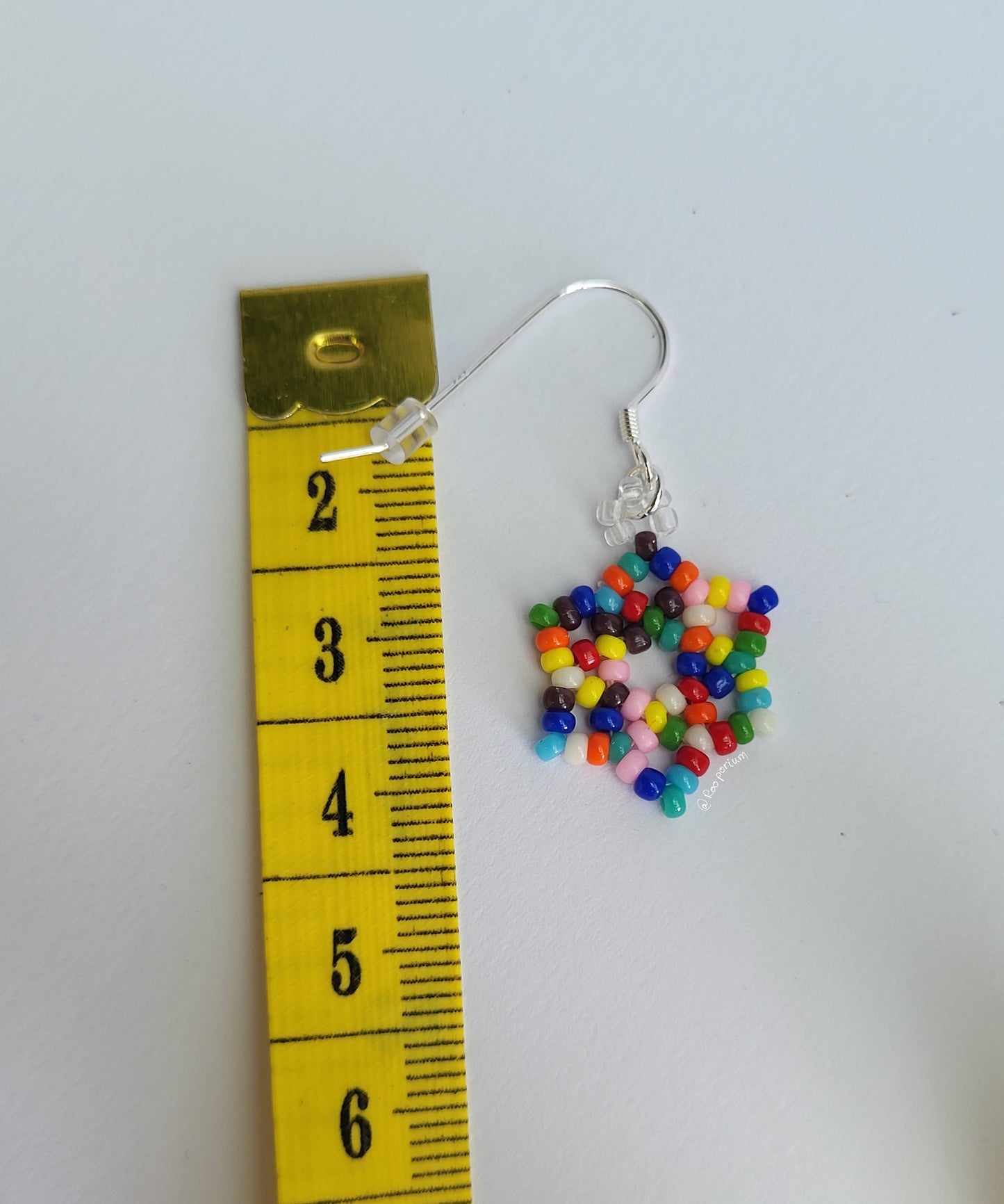 Rainbow Snowflake Earrings