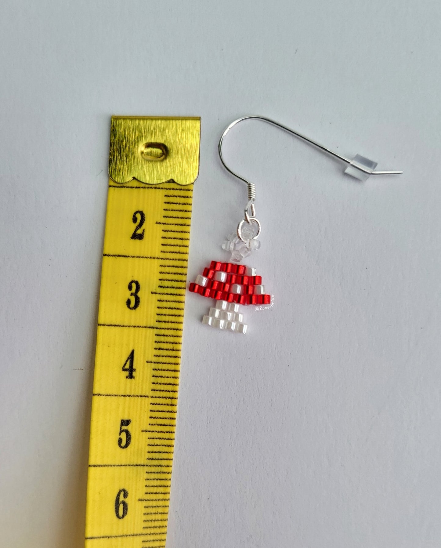 Red Mushroom Earrings