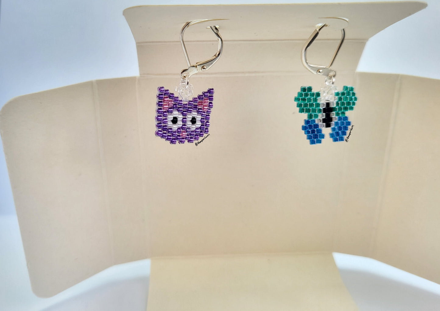 Blue And Turquoise Butterfly Stitch Marker