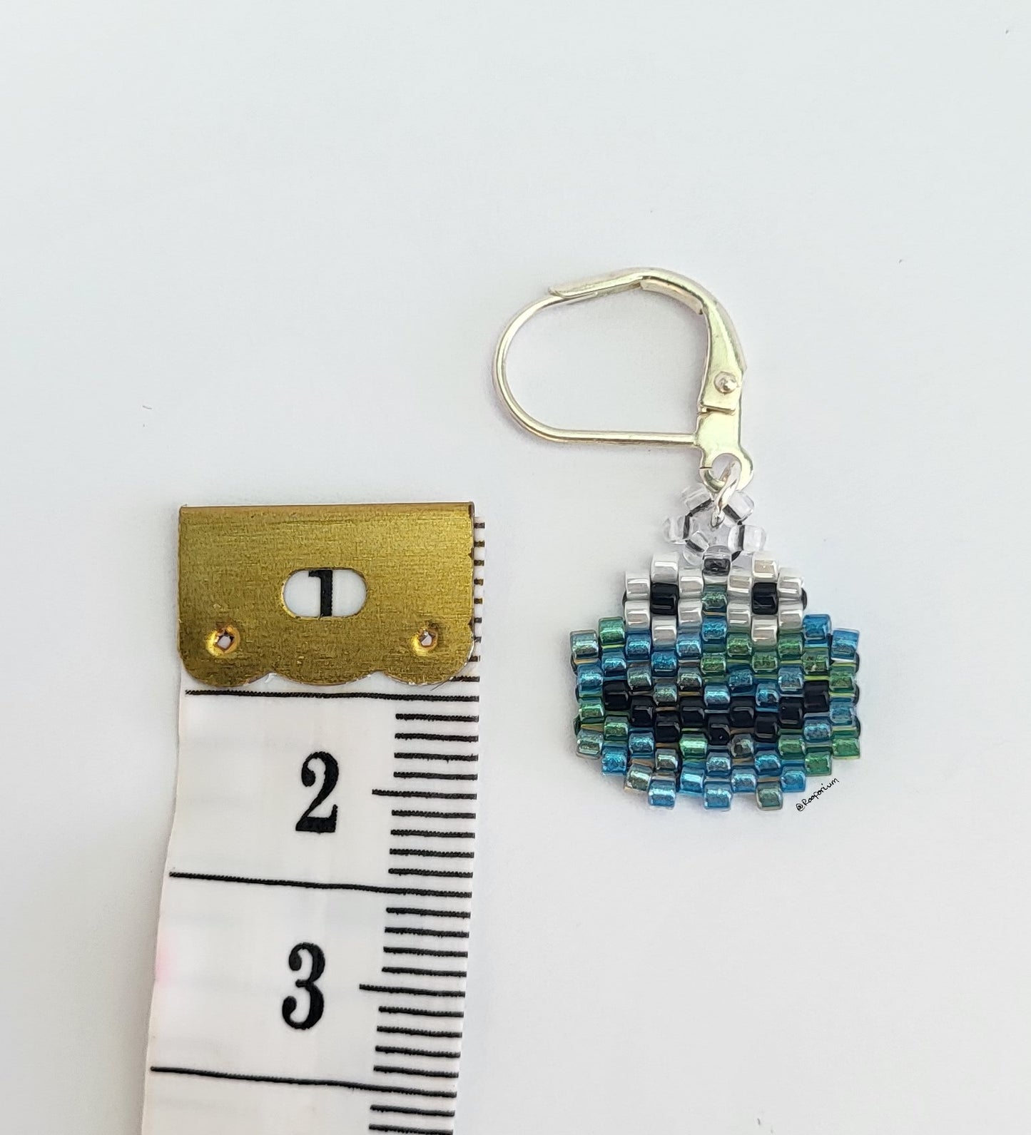 Blue Mix Monster Stitch Marker