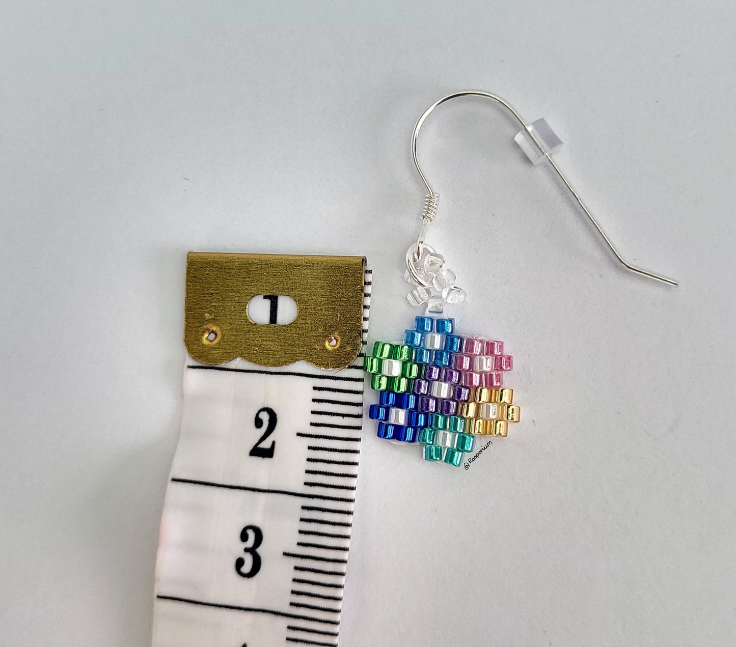 Multi Coloued Flower Earrings