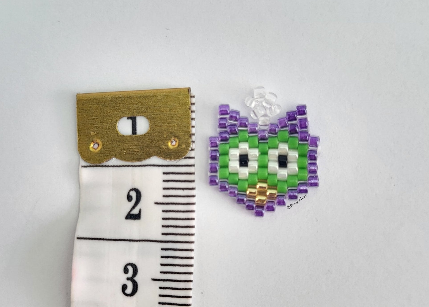 Purple Owl Necklace