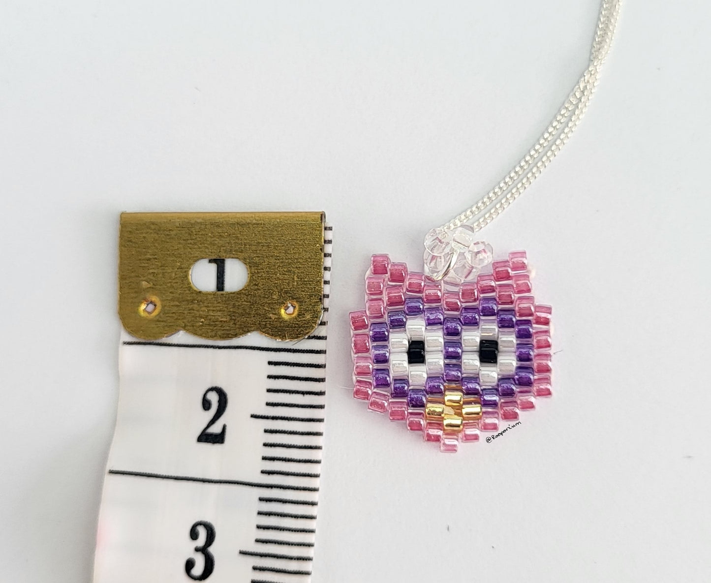 Pink Owl Necklace