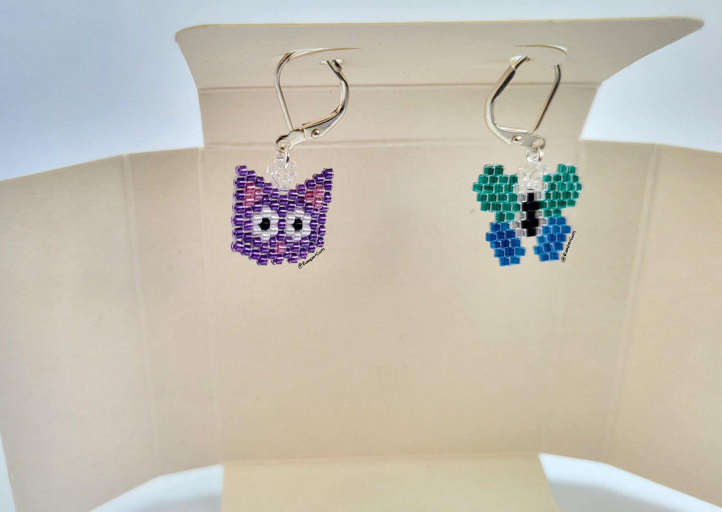 Purple Cat Stitch Marker