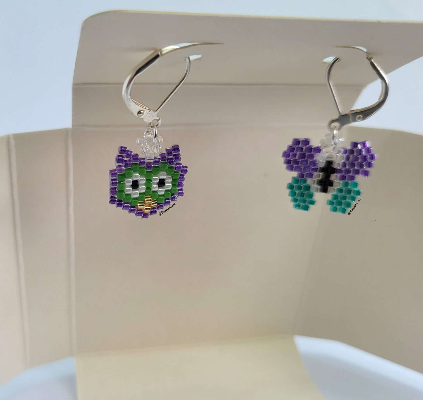Purple Owl Stitch Marker