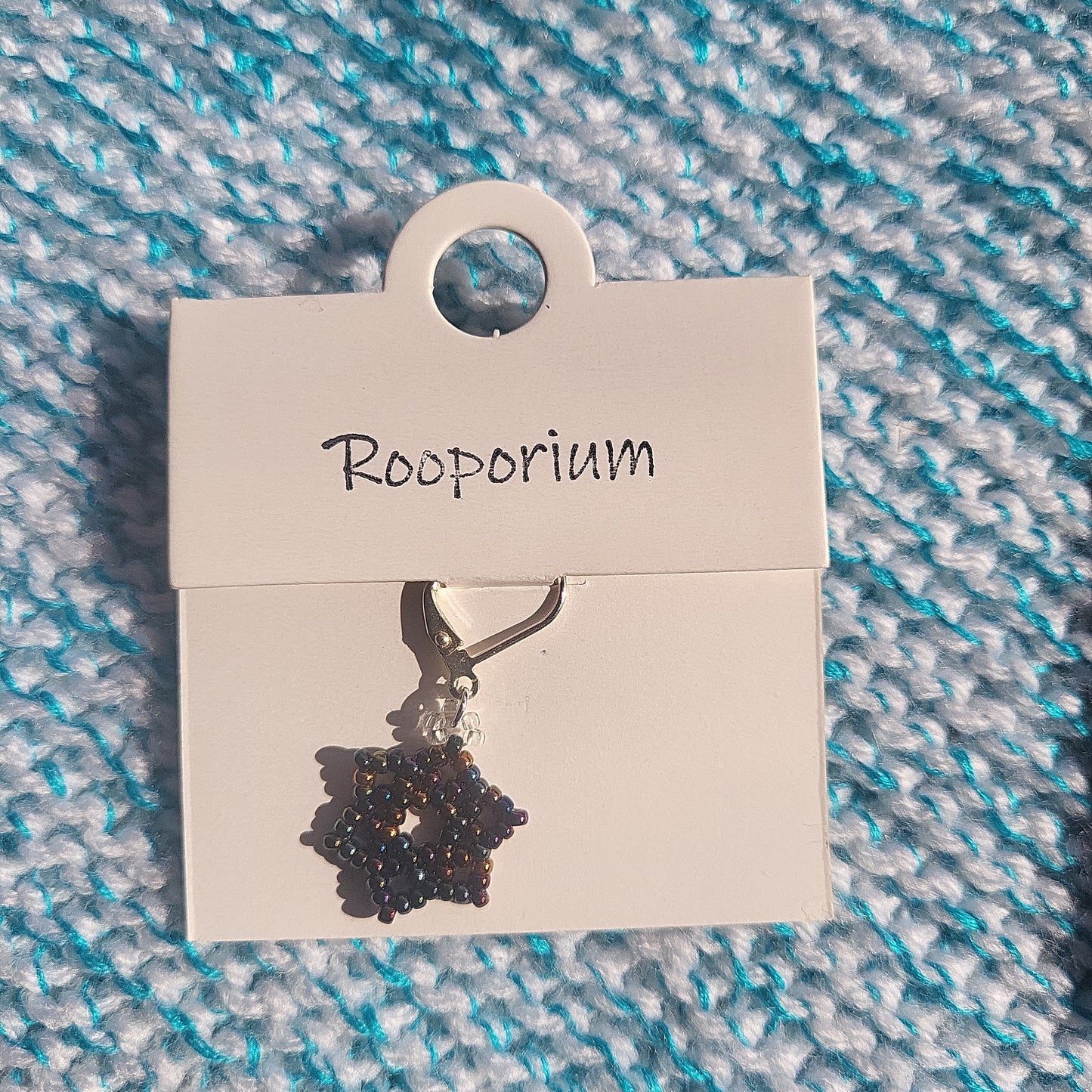 Metallic Snowflake Stitch Marker