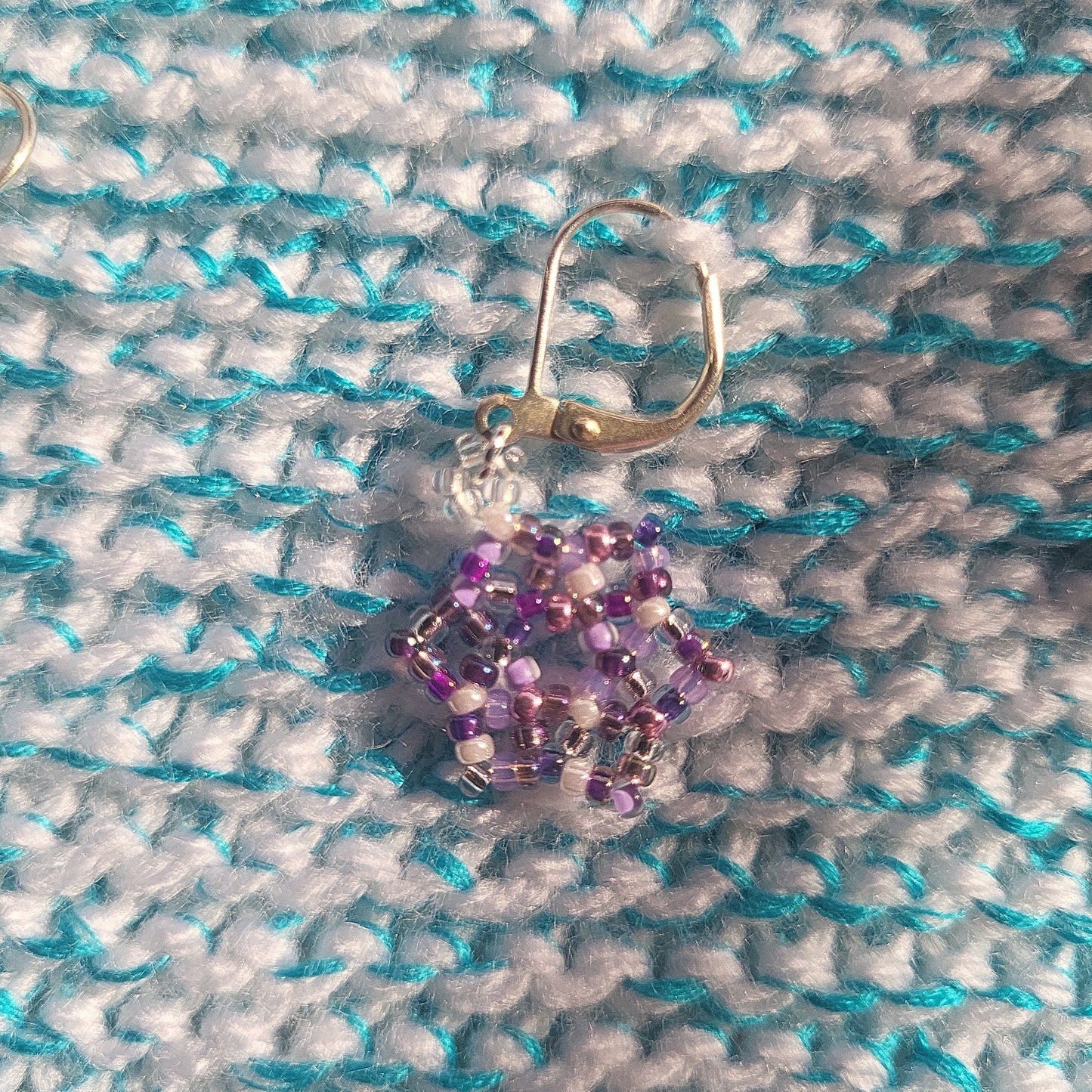 Purple Snowflake Stitch Marker