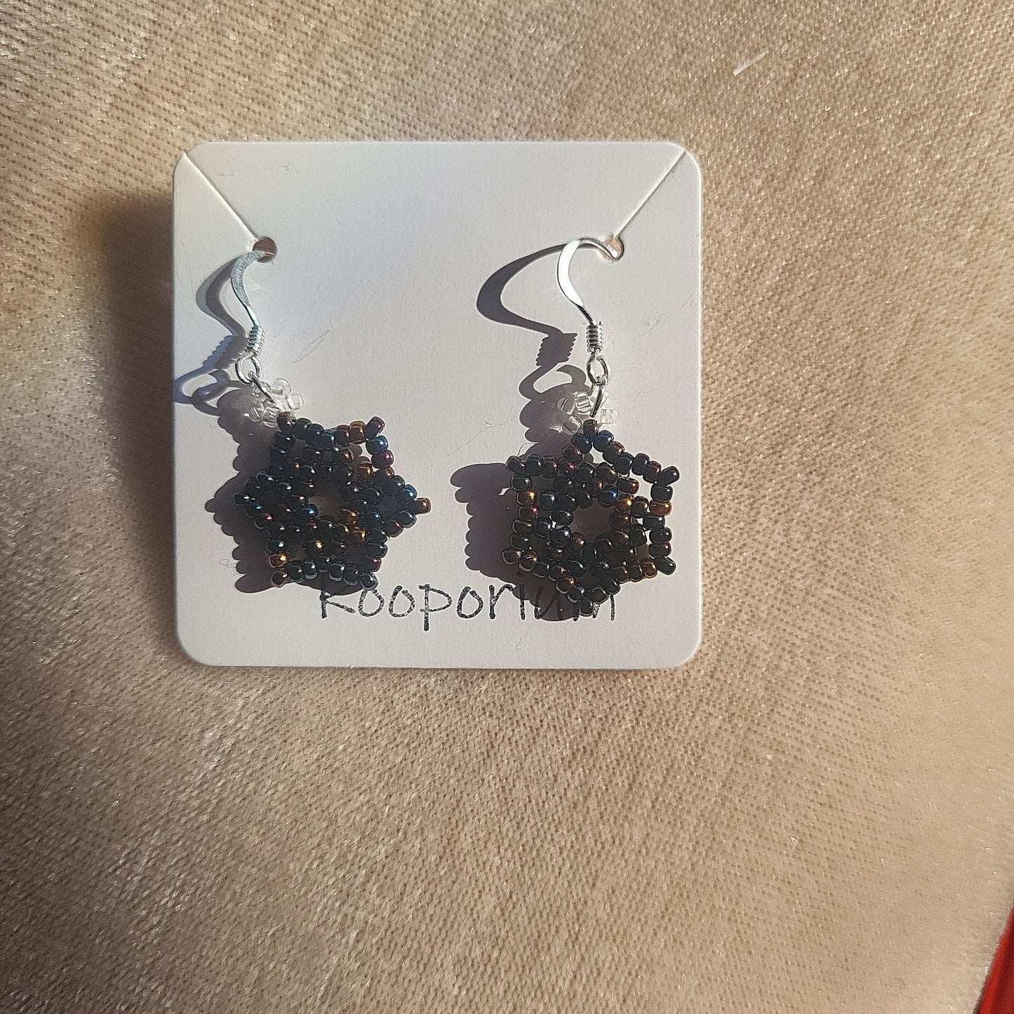 Metallic Snowflake Earrings