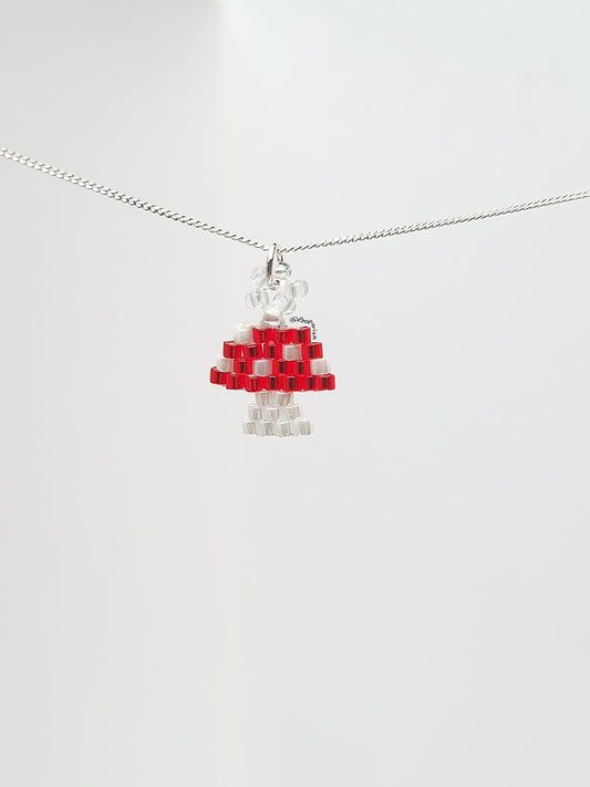 Red Mushroom Necklace