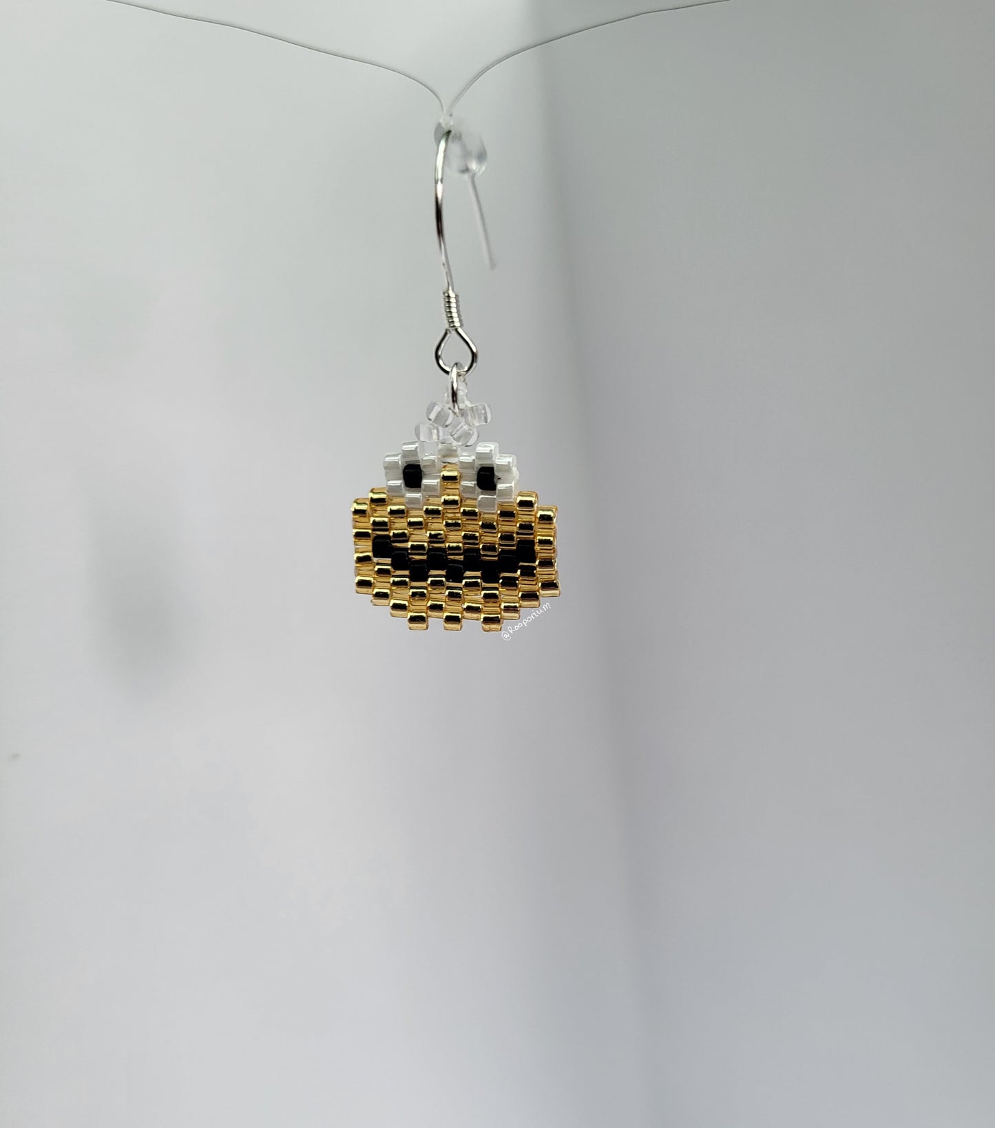 Gold Monster Earrings