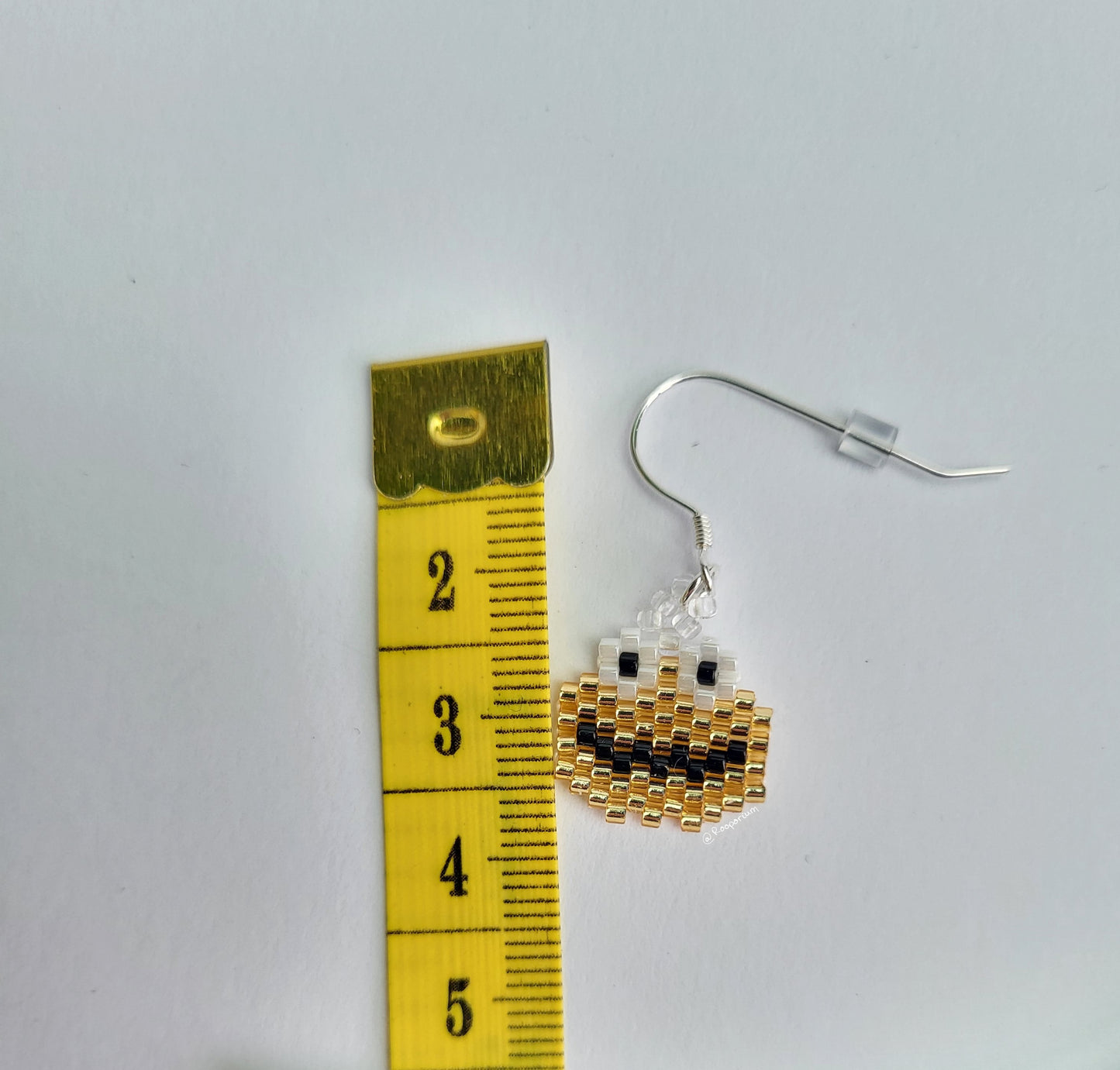 Gold Monster Earrings