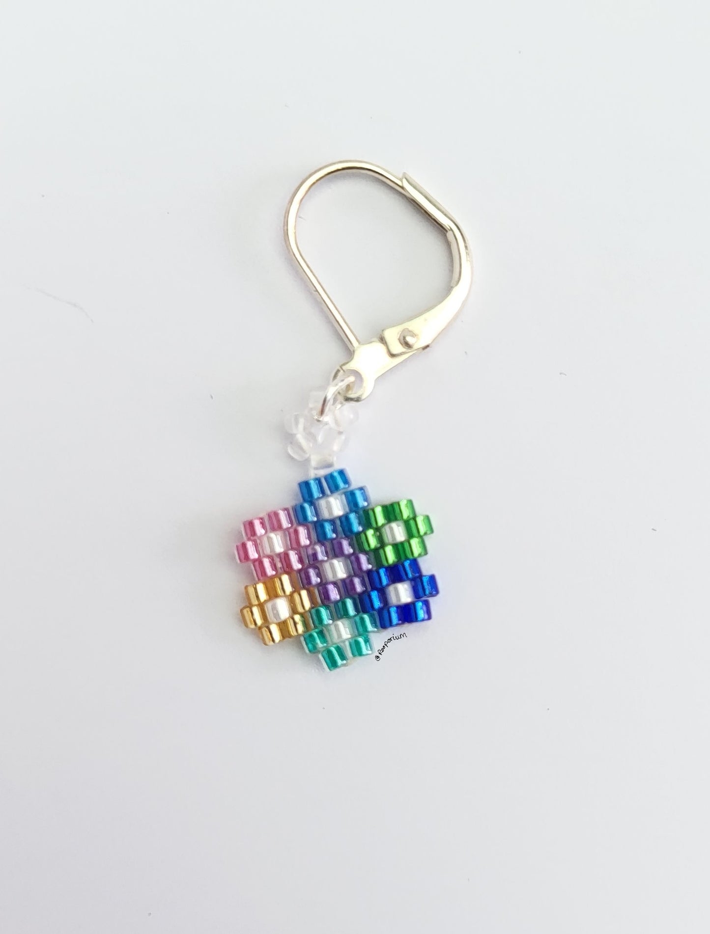 Multi Coloured Flower Stitch Marker