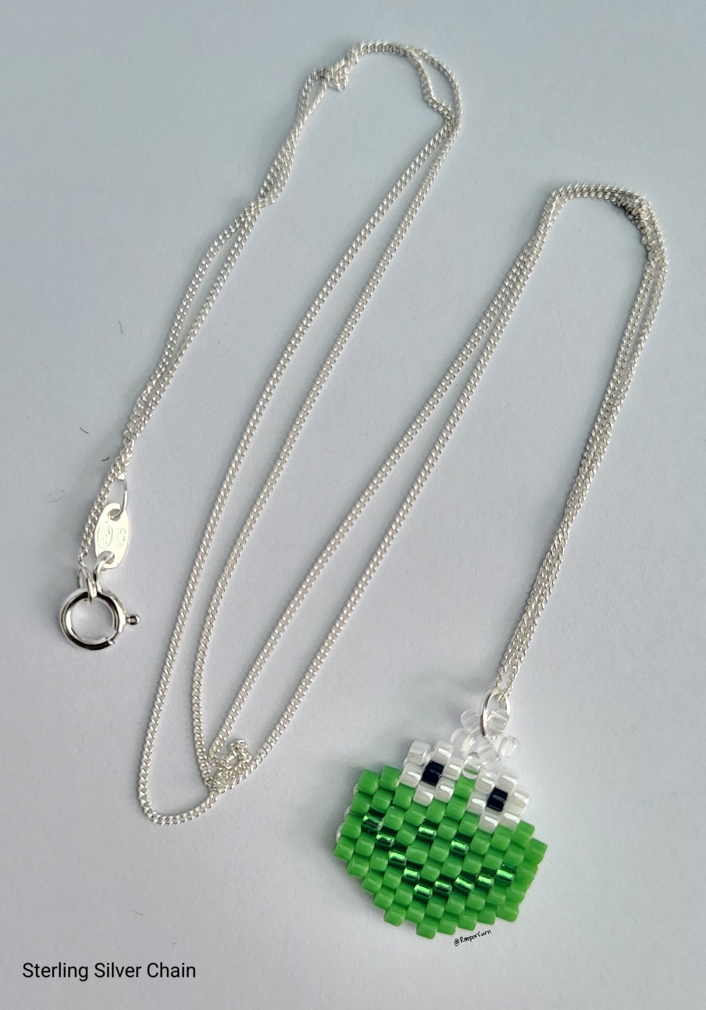 Green Frog Necklace