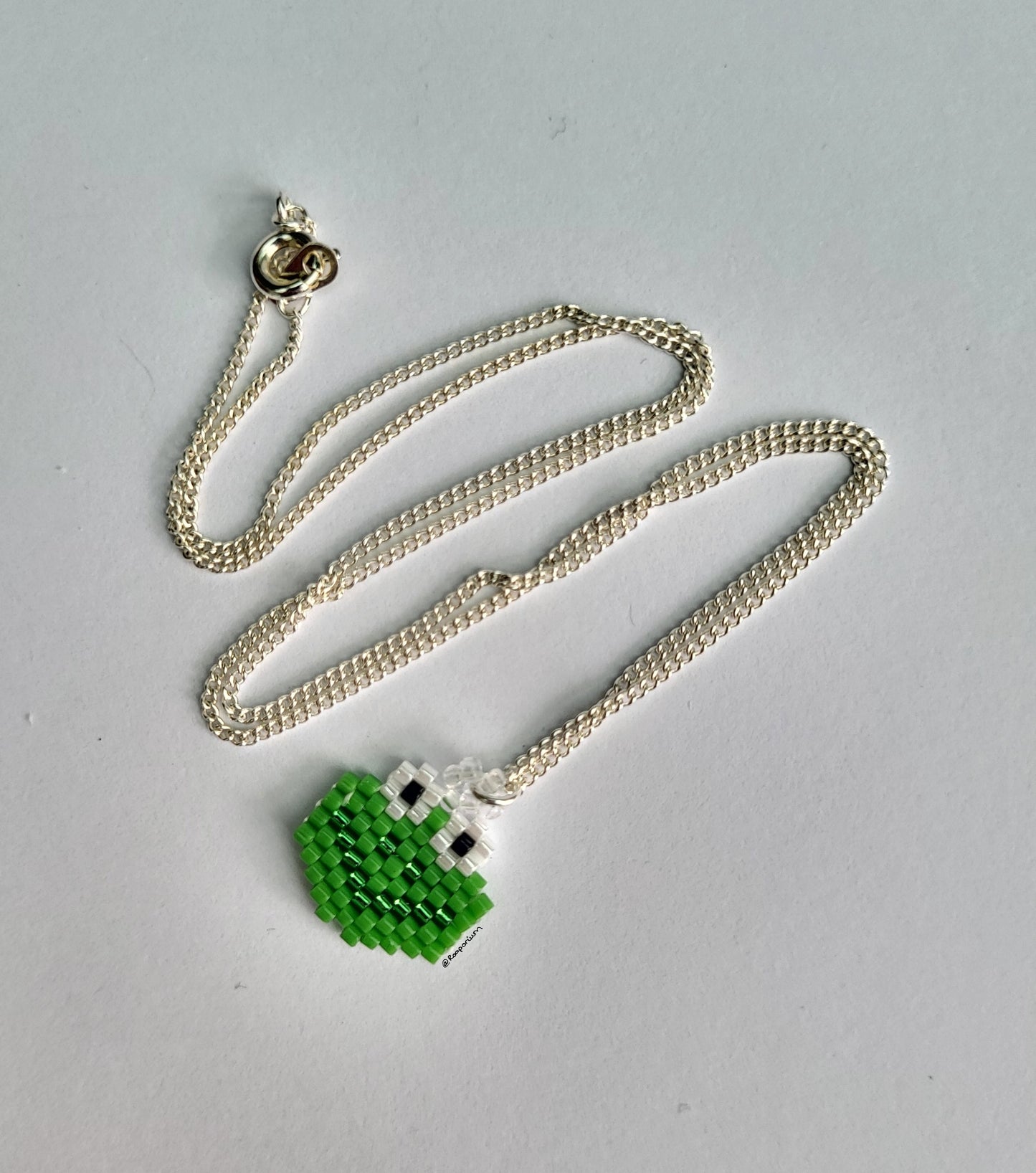 Green Frog Necklace