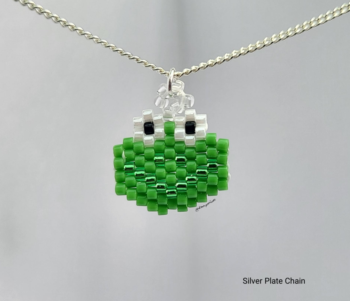 Green Frog Necklace