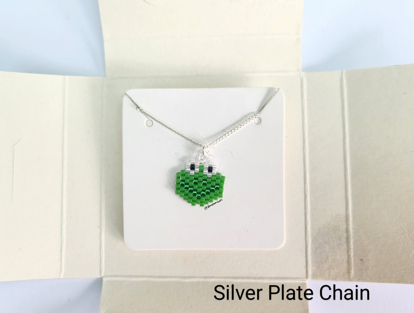 Green Frog Necklace