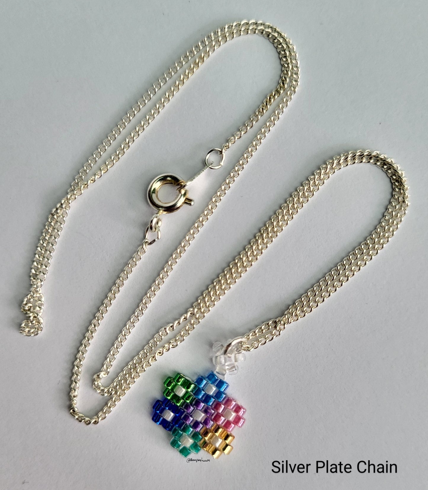 Multi Coloured Flower Necklace